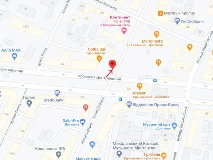 Cityscroll B in Mykolaiv Soborna st., 9 scheme