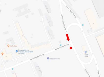 Billboard A in Kyiv, 3x6  Geroiv Kosmosu st. / Kolasa st., bila AZS "Socar", v bik av. Kurbasa scheme