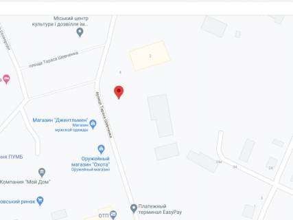Billboard A in Pervomaisk Sevcenka st., 20/1, apteka "Med Servis", NoUg009, prajs za rolik 10 sek 1 vihid/5 hvilin, z 8:00-22:00. Rozrahunok dla insih parametriv translacii utocnujte u menedzera. scheme