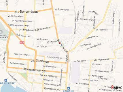 Citylight A in Berdyansk Vostocnyj av., spusk scheme