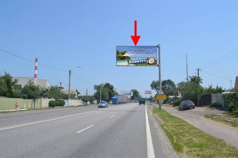 Billboard A in Pisochin, 3x6  Полтавський шлях - с. Пісочин, Комарова вул., в центр Photo 1