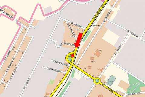 Billboard  in Lutsk, 3x6  Kivercivs'ka st., kil'ce, z centru scheme