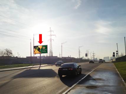 Billboard  in Kyiv, 3x6  Kul'zenkiv sim'i st. (kolis. Degtarenka st.) - st. Polarna, v storonu TRC "Karavan", st. Lugova Photo
