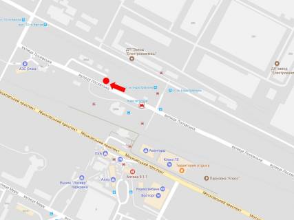 Billboard  in Kharkiv, 3x6  Losevs'ka st., bila st. m. "Industrial'na" (kol. st. m. "Proletars'ka"), v centr scheme