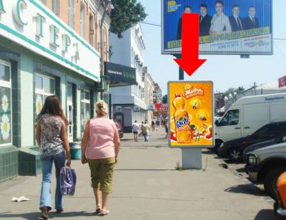 Citylight  in Poltava, 1.8x1.2  Sevcenka st., 56,  Central'nij rinok, bila magazinu "Astera" Photo 1