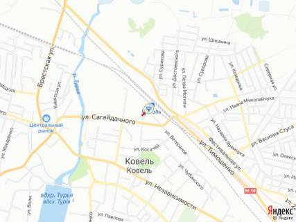 Billboard A in Kovel, 3х6  bst.Lesi Ukrainki-st.Veteraniv_Privokzal'nij majdan scheme