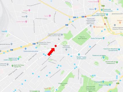 Cityscroll A in Lviv, 1.8x1.2  Mitropolita Andrea st., 10, rozdil'nik, rajon Politehu, v storonu Svatogo Ura pl. scheme