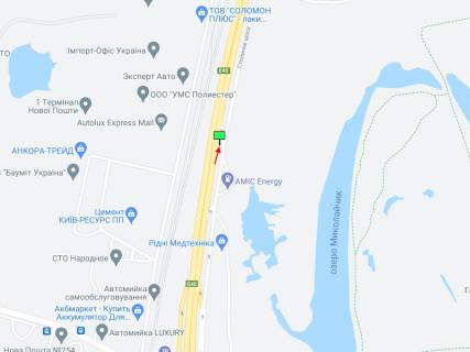 Prismatron, Prism A in Kyiv Stolicnoe sose, za AZS "AMIC Energy", v storonu centru - 384240 scheme