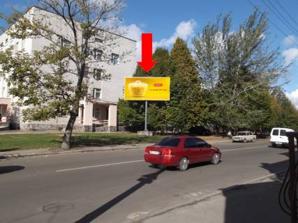 Billboard B in Zhytomyr, 3x6  1-go Travna st. / Franka st., bila mis'koi polikliniki No1 Photo 1