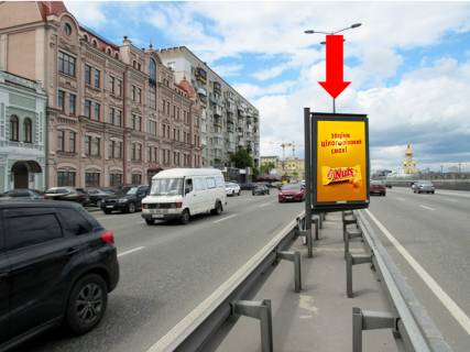 Video Billboard A in Kyiv, 1.8x1.2  Набережно-Хрещатицька вул., 9, на р/п, (1-1), у бік Гаванського мосту - 583562 Photo 1