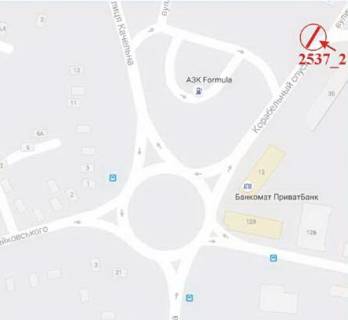 Billboard A in Kherson Grec'ka st. - Korabel'nij spusk, pravij scheme