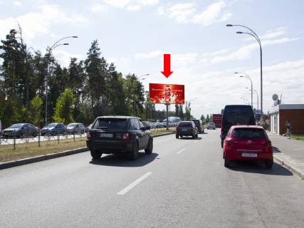 Billboard A in Kyiv, 3x6  Staroborispil's'ka st., 200 m. do Harkivs'koi pl., rozdil'nik, v storonu st.m. "Borispil's'ka", av. Bazana Photo 1