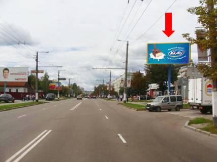 Billboard A in Zhytomyr, 3x6  Cudnivs'ka st. (kol. Cernahivs'kogo st.) , 92, rozdil'nik, bila TC "Okean", z centru Photo 1