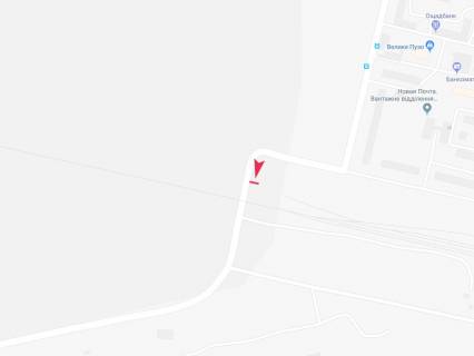 Billboard B in Reclamation, 3x6  смт Меліоративне, залізничний переїзд scheme