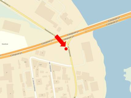 Billboard  in Vinnytsia, 3x6  Knaziv Koriatoviciv st. (kol. Sverdlova st.) / Soborna st., z centru scheme