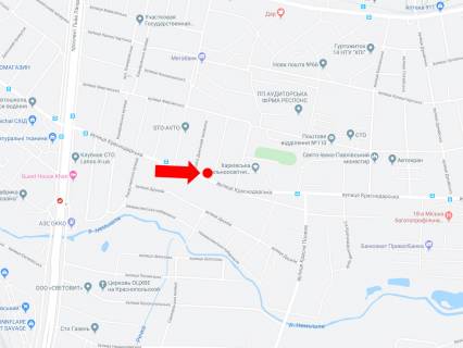 Billboard  in Kharkiv, 3x6  Krasnodars'ka st. 41 - prov. Balhass'kij, v bik av. Traktorobudivnikiv scheme