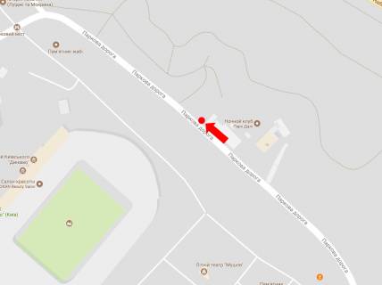 Citylight  in Kyiv, 1.8x1.2  Parkova doroga st., 16, restoran "Dali park", v bik Grusevs'kogo st., Evropejs'koi pl. scheme