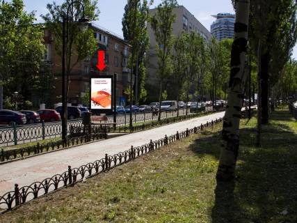 Citylight B in Kyiv, 1.8x1.2  Ukrainki bst., 1, BC "Parus", v storonu pl. L. Ukrainki Photo 1