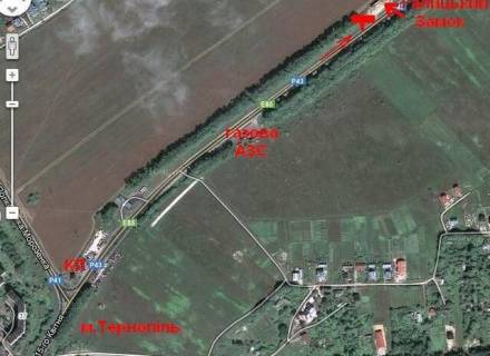 Billboard B in Route, 3x6  Траса Тернопіль-Кременець, (3), з міста scheme