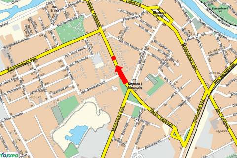 Citylight A in Uzhgorod, 1.8x1.2  Svobodi av., 32, rozdil'nik, v bik Hmel'nickogo pl. scheme