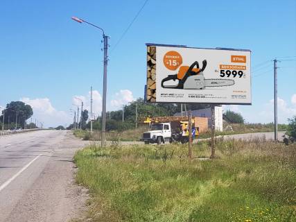 Billboard A in Manchenki, 3x6  смт Манченки, Київська траса, поворот на п.Караван, напрямок у бік Харкова Photo 1