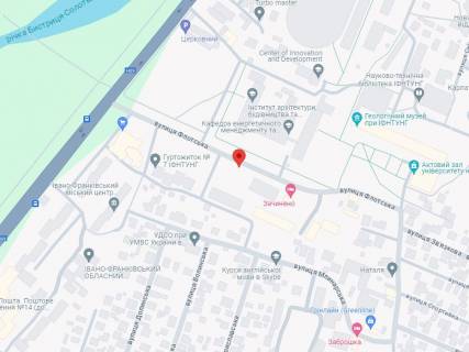 Billboard A in Ivano-Frankivsk, 3x6  Флотська вул., гуртожиток "ІФНТУНГ" scheme