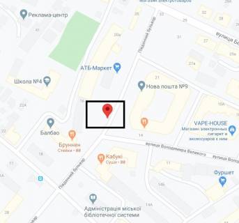 Billboard A in Ivano-Frankivsk, 3х6  Pd.Bul'var - V.Velikogo perehresta pravij      centr         scheme