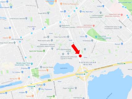 Billboard  in Kyiv, 3x6  Revuc'kogo st. 35, v storonu st.m. "Harkivs'ka", av. Bazana scheme