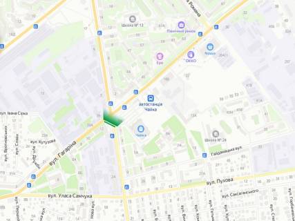 Video Billboard A in Rivne, 3x6  Грушевського вул., 1 - Червонія (колиш. Гагаріна) вул. - 554766 scheme