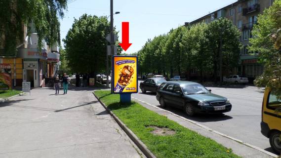 Citylight B in Rivne, 1.8x1.2  Miru av., 26, bila kafe "Dobrij Subin" Photo 1