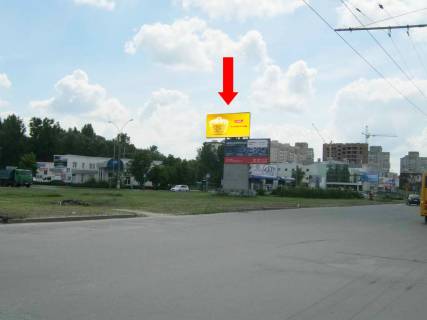 Billboard A in Sumi, 3x6  Luspi av. / Sirka st. (kol. Korotcenka st.), rozdil'nik, bila TRC "Lavina", supermarketiv "Sil'po", "El'dorado", v centr, verhna Photo 1