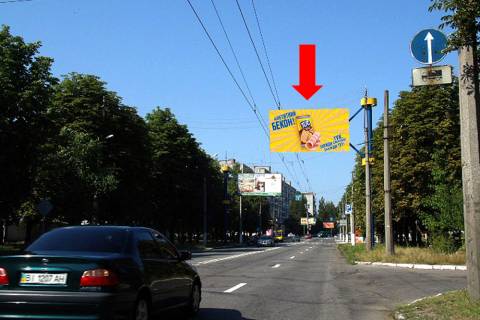 Billboard  in Kremenchuk, 3x6  Moskovs'ka st., zaizd do zavodu "KRAZ" Photo 1