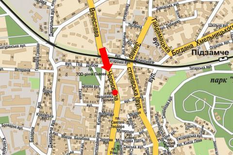 Scrolller, Scroll  in Lviv, 1.8x1.2  Cornovola av. / Det'ko st., Rozdil'nik, v centr - 456042 scheme