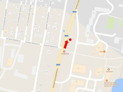 Citylight A in Lviv, 1.8x1.2  Kul'parkivs'ka st., 123, zup. st. Sirec'ka scheme