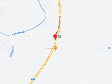 Billboard A in Bratskoe (Dnipropetrovsk region), 6х3  N-08, km 424+824 (pravoruc), Ruh do Zaporizza z Dnipra, viizd z s. Brats'ke, navproti AZS NEFTEK scheme