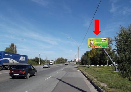 Billboard  in Zhytomyr, 3x6  Kiivs'ke sose, bila AZS "OV", viizd z mista Photo 1
