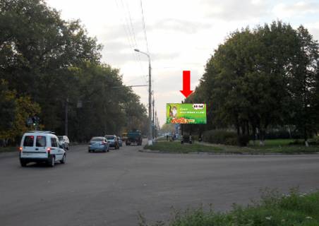 Billboard A in Sumi, 3x6  Bilopol's'kij slah st. / Cernigivs'ka st., bila AZS "OKKO", avtosalonu "Artmotor", z centru Photo 1