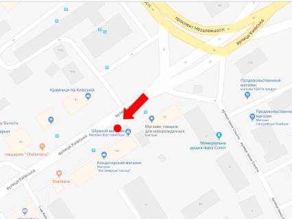 Citylight B in Zhytomyr, 1.8x1.2  Kiivs'ka st., 120, zupinka "Avtovokzal", navproti Avtovokzalu, v centr scheme