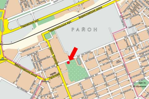 Billboard B in Kherson, 3x6  Kulika st. / Usakova av. (flazok) scheme
