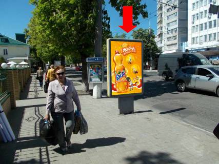 Citylight  in Sumi, 1.8x1.2  Illins'ka st. (kol. Cervonogvardijs'ka st.), bila vistavkovogo centru "Illins'kij" Photo 1