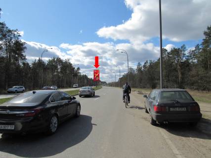 Billboard A in Kyiv, 6x3  Staroborispil's'ka st., rozdil'nik, v storonu pl. Harkivs'koi, st.m. "Borispil's'ka" Photo 1