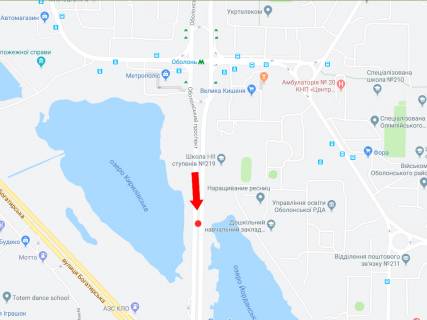 Video Billboard A in Kyiv, 3x6  Obolons'kij av., rozdil'nik, miz st.m. "Obolon'" i st.m. "Pocajna", v storonu st. m. "Pocajna", (rolik 10 sek, 1 vihid/1,5 hvilini) - 394402 scheme