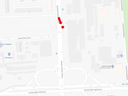 Scrolller, Scroll  in Kyiv, 2.3x3.14  Teligi st., 2 - st. Gonti, na svitlofori, v storonu st. m. "Sulavs'ka" - 444957 scheme