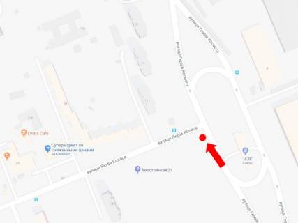 Billboard B in Kyiv, 3x6  Geroiv Kosmosu st. / Kolasa st., bila AZS "Socar", v storonu st. Zmerins'koi scheme