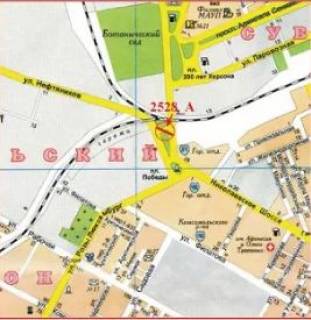 Billboard A in Kherson Mikolaivs'ke sose, z / d mist scheme