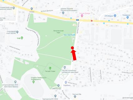 Citylight B in Lviv, 1.8x1.2  Pasicna st., 11, navproti (zup. "Pasicna"), v bik st. Licakivs'koi scheme