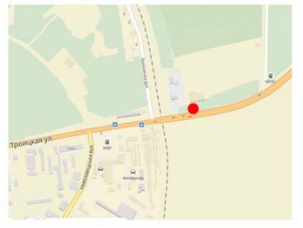 Billboard A in Mykolaiv Troic'ka st. (kolis. Kirova st.) - Bastans'ke sose, bila avtorinku scheme