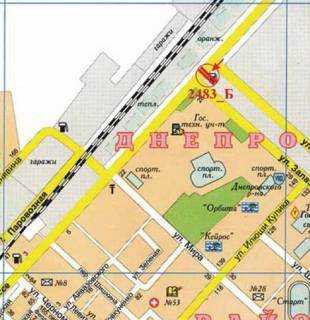 Billboard B in Kherson Berislavs'ke sose - Zalaegerseg st., livij scheme