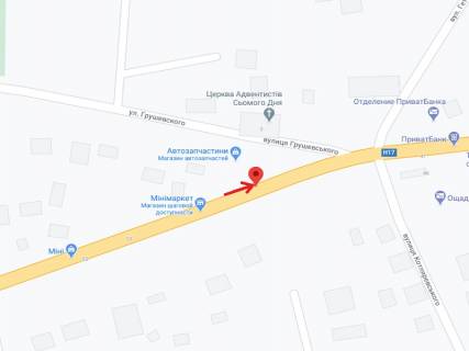 Billboard B in Gorokhiv Sevcenko st., 47 scheme