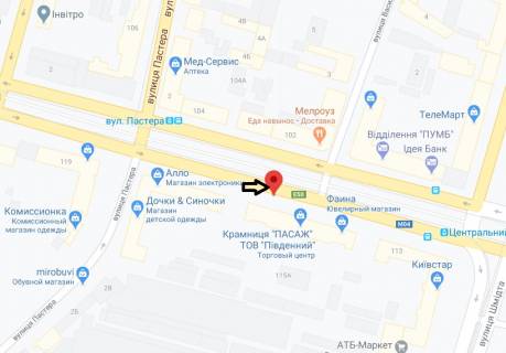 Citylight A in Dnipro (Dnipropetrovsk), 1.2х1.8  prosp. Dmitra Avornic'kogo, 113 scheme